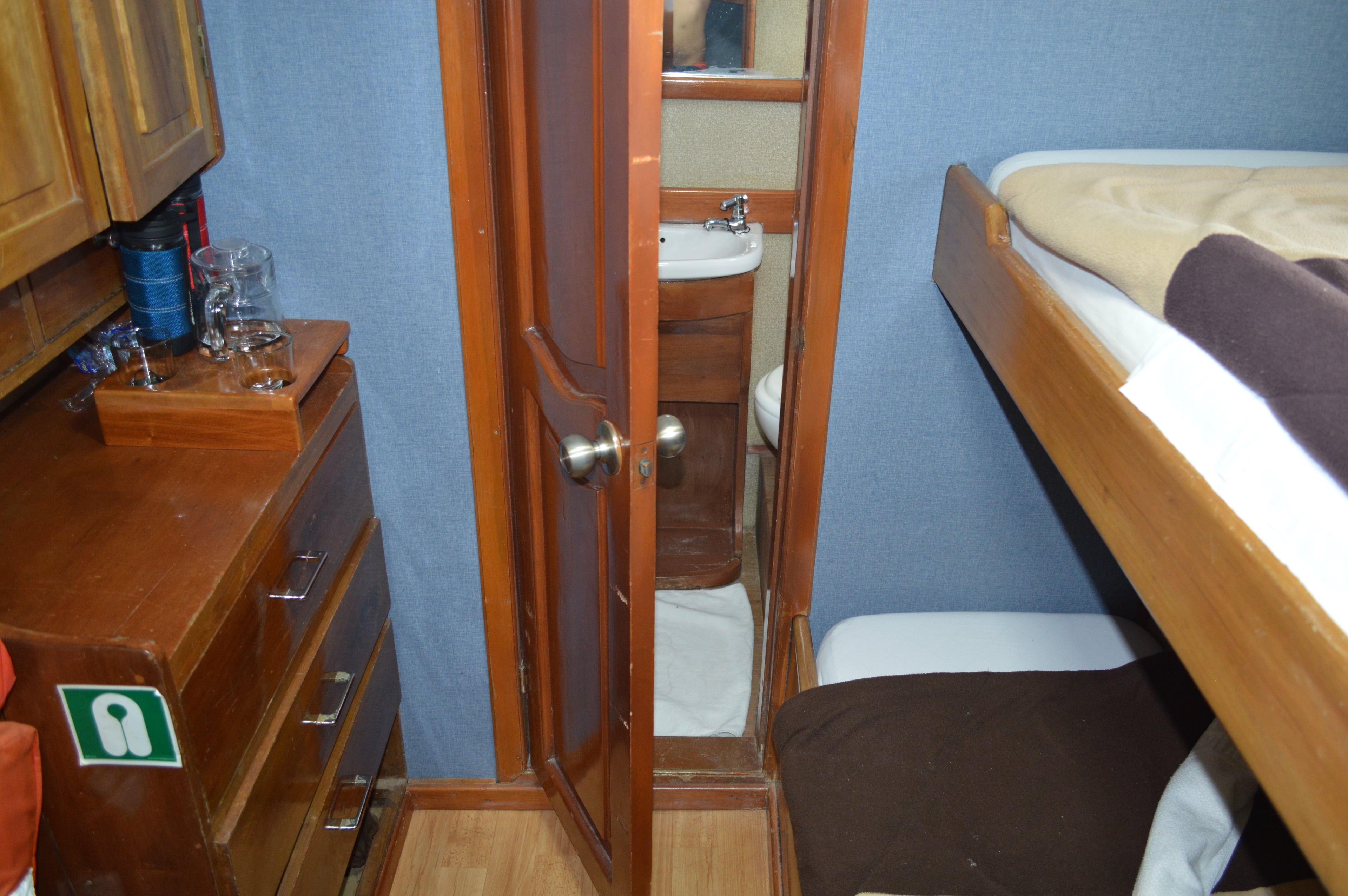 Lower Deck cabins with bunk beds